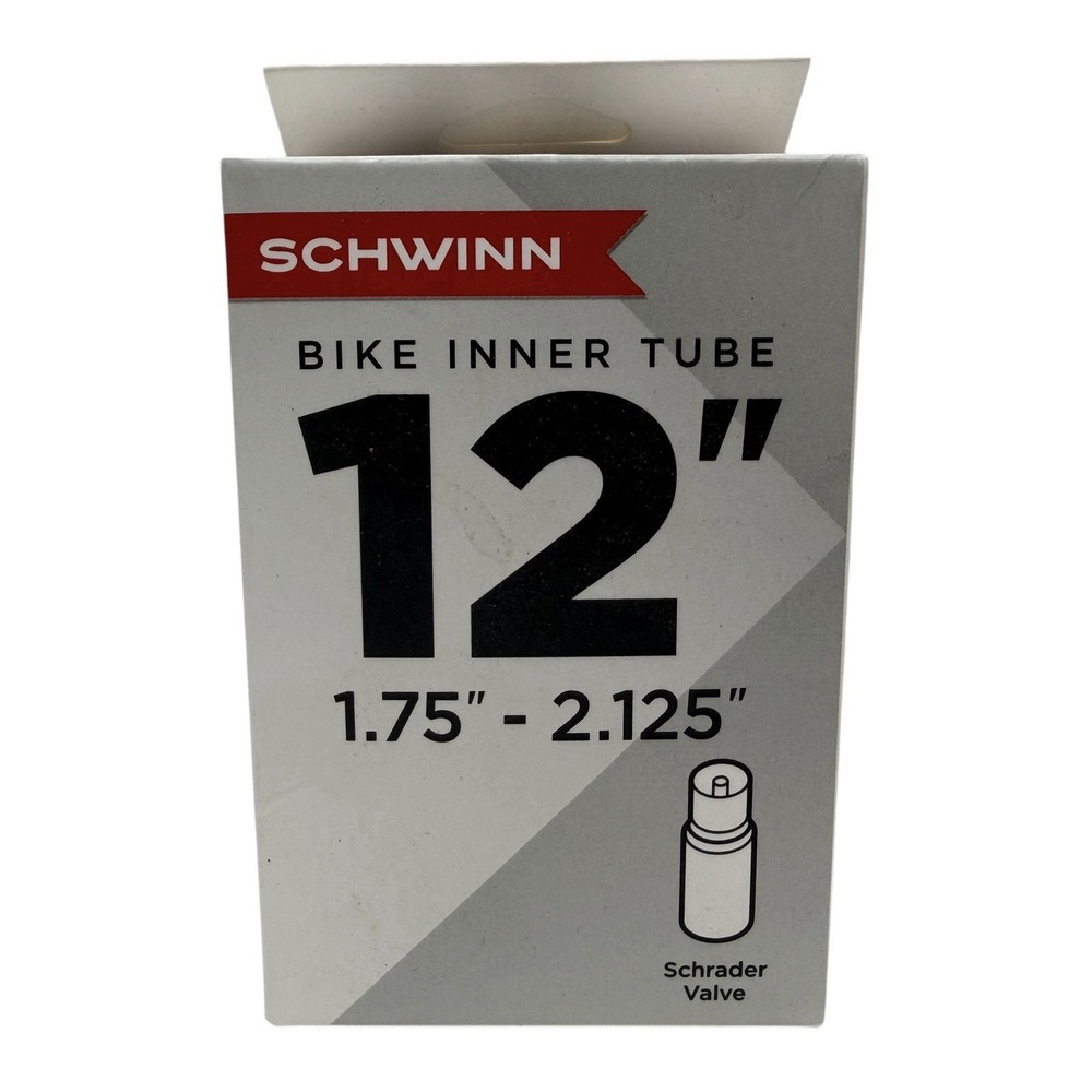 Schwinn 12" Bike Inner Tube‎ 1.75-2.125 Schrader Valve SW78080A New Sealed